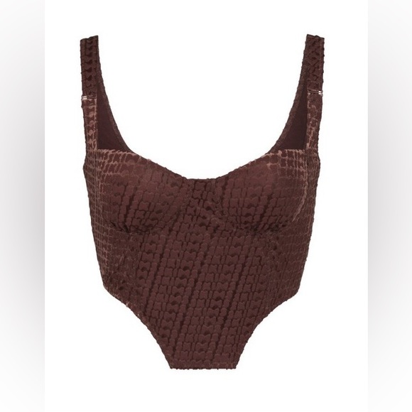 SKIMS Tops - SKIMS Velvet Corset Crop Top - SOLD OUT ONLINE